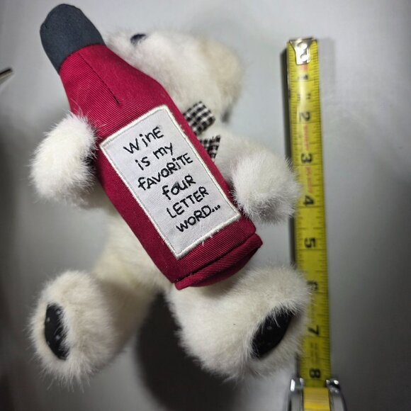 Boyds Plush Bear Wine bottle stuffed animal adult gift corky - Picture 5 of 5